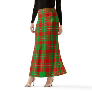 Callander Modern Tartan Womens Full Length Skirt