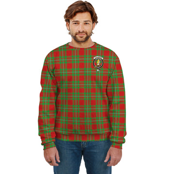 Callander Modern Tartan Sweatshirt with Family Crest