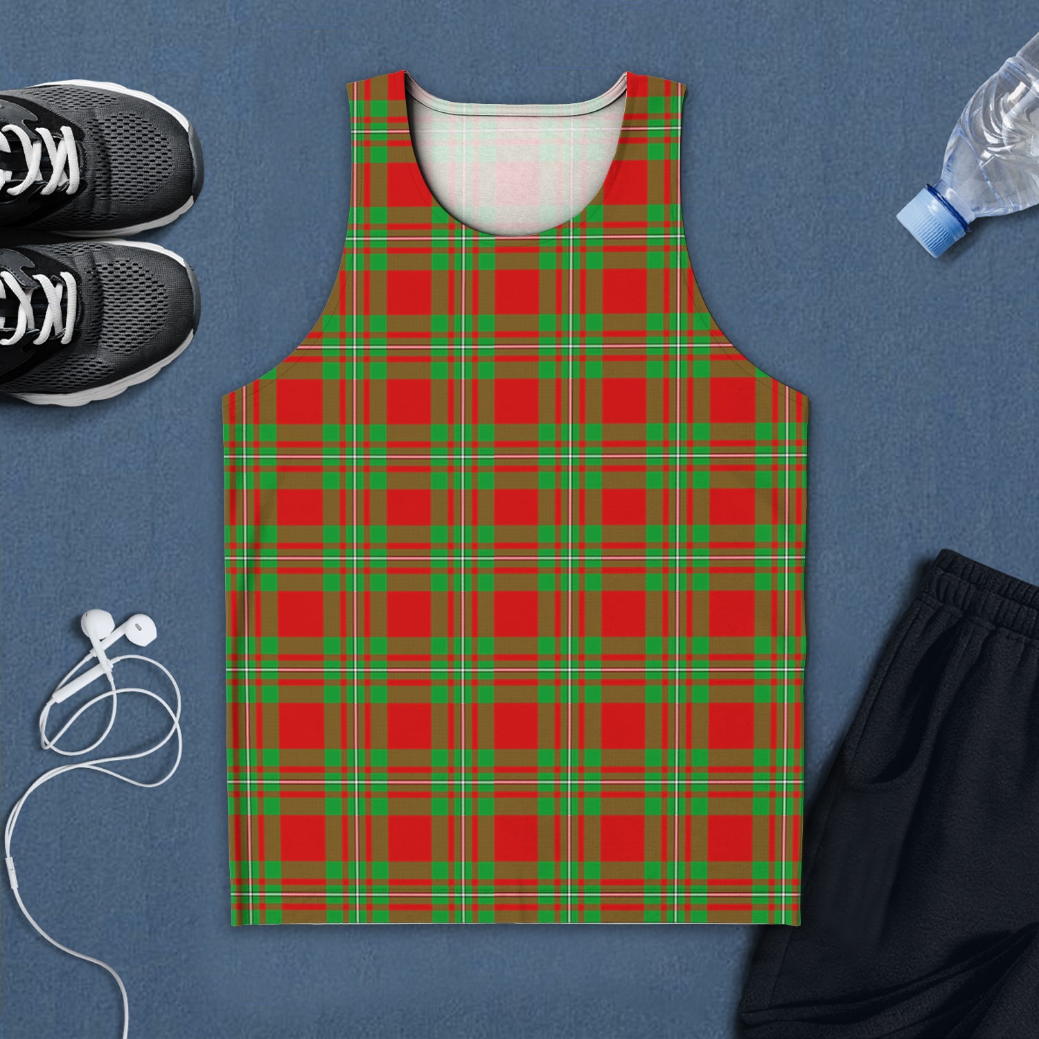Callander Tartan Mens Tank Top 5XL - Tartan Vibes Clothing