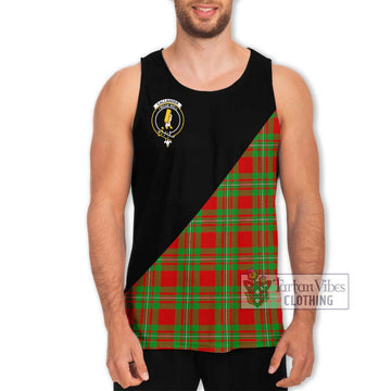 Callander Tartan Men's Tank Top with Family Crest and Military Logo Style Men - Tartan Vibes Clothing