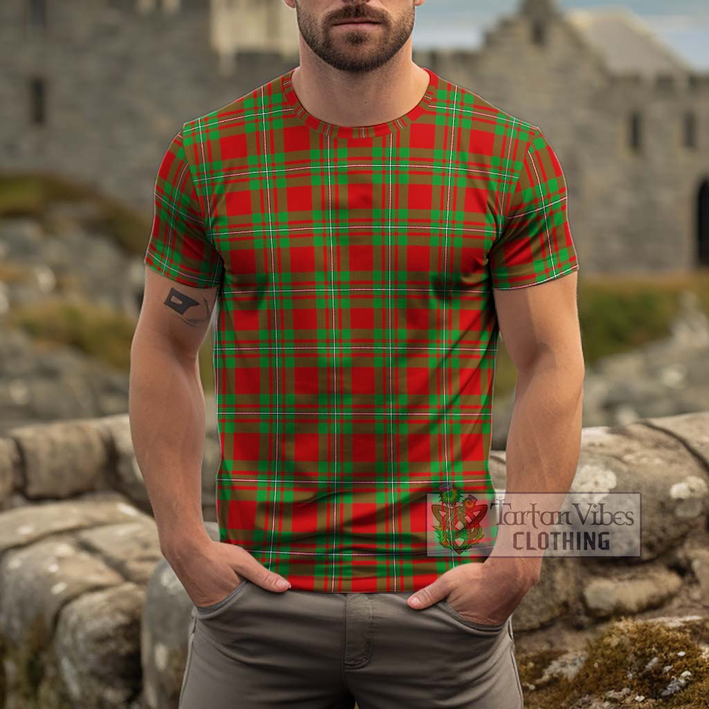 Callander Tartan Cotton T-Shirt Men's Shirt - Tartanvibesclothing Shop