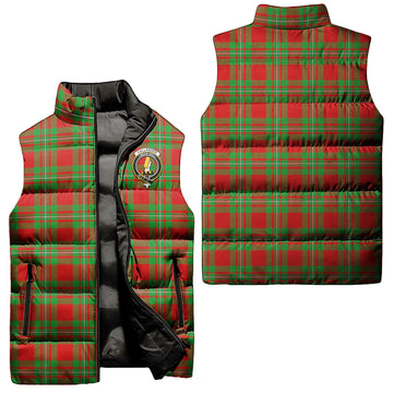 Callander Tartan Sleeveless Puffer Jacket with Family Crest