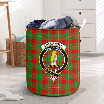 Callander Tartan Laundry Basket with Family Crest One Size - Tartan Vibes Clothing