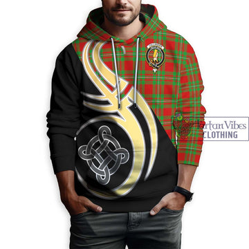 Callander Tartan Hoodie with Family Crest and Celtic Symbol Style Zip Hoodie - Tartan Vibes Clothing