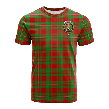 Callander Tartan T-Shirt with Family Crest
