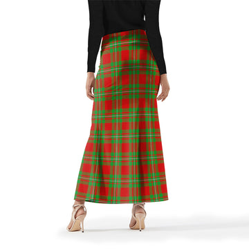 Callander Modern Tartan Womens Full Length Skirt
