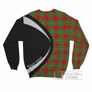 Callander Tartan Sweatshirt with Family Crest Circle Style - Tartan Vibes Clothing