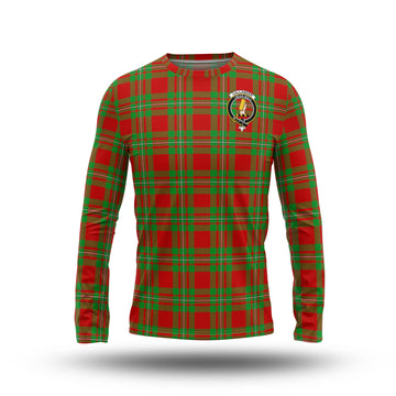 Callander Tartan Long Sleeve T-Shirt with Family Crest - Tartan Vibes Clothing