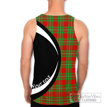 Callander Tartan Men's Tank Top with Family Crest Circle Style - Tartan Vibes Clothing
