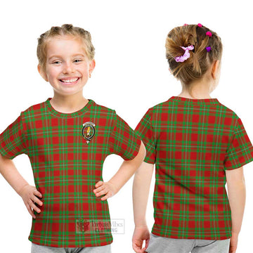 Callander Tartan Kid T-Shirt with Family Crest - Tartan Vibes Clothing