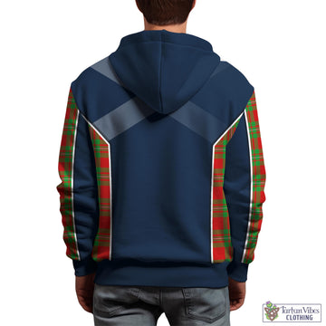 Callander Modern Tartan Hoodie with Family Crest and Scottish Thistle Vibes Sport Style