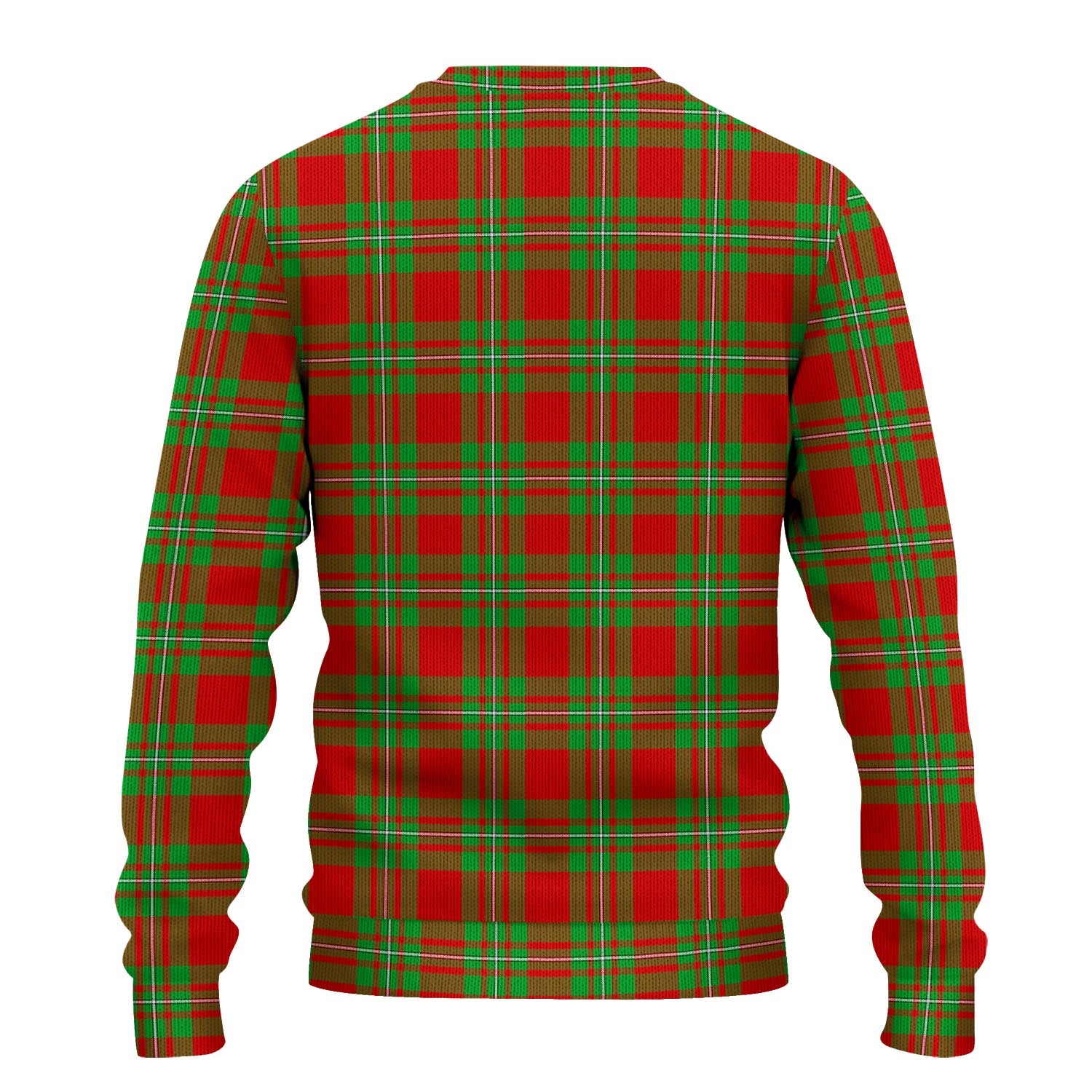 Callander Modern Tartan Knitted Sweater with Family Crest - Tartanvibesclothing