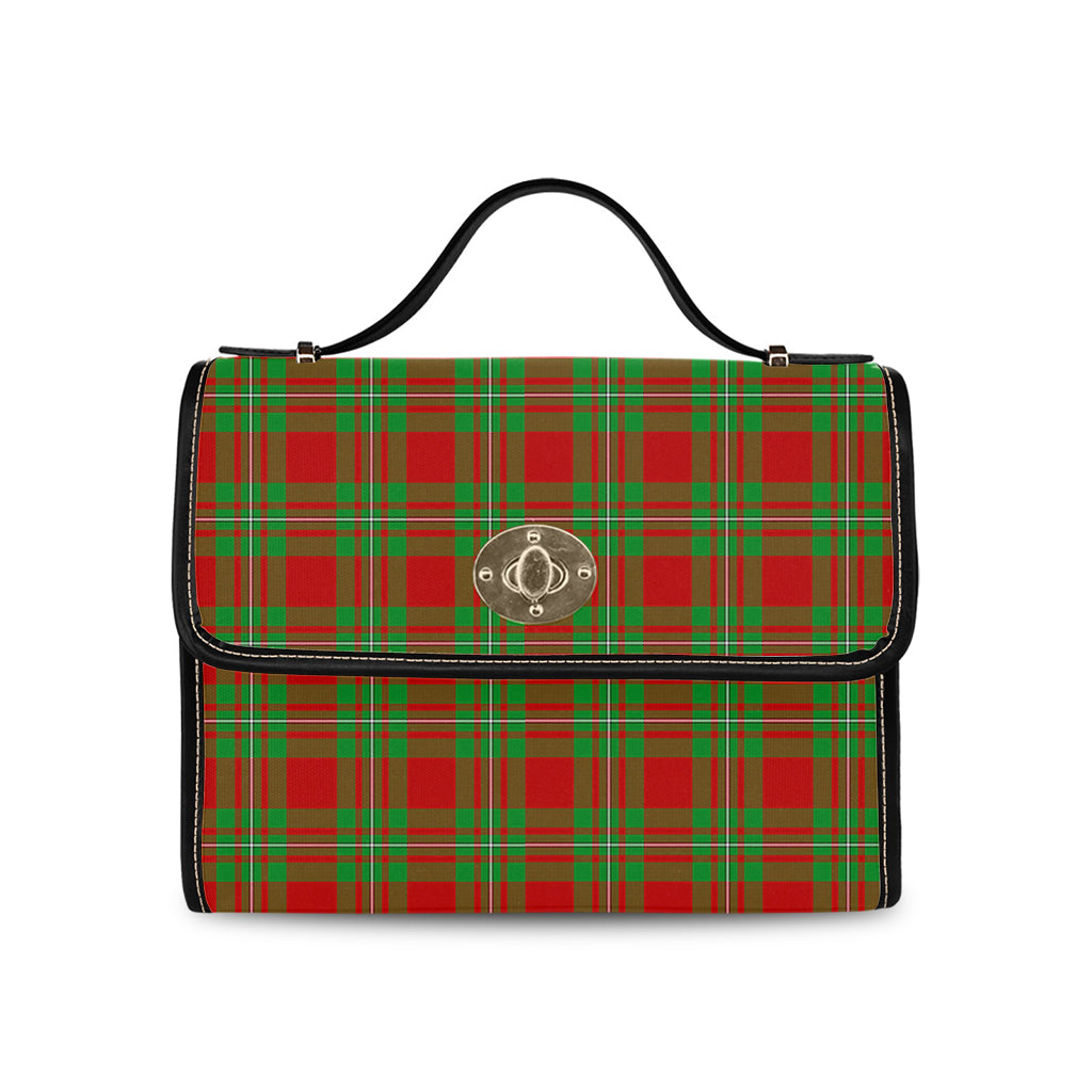 Callander Modern Tartan Leather Strap Waterproof Canvas Bag