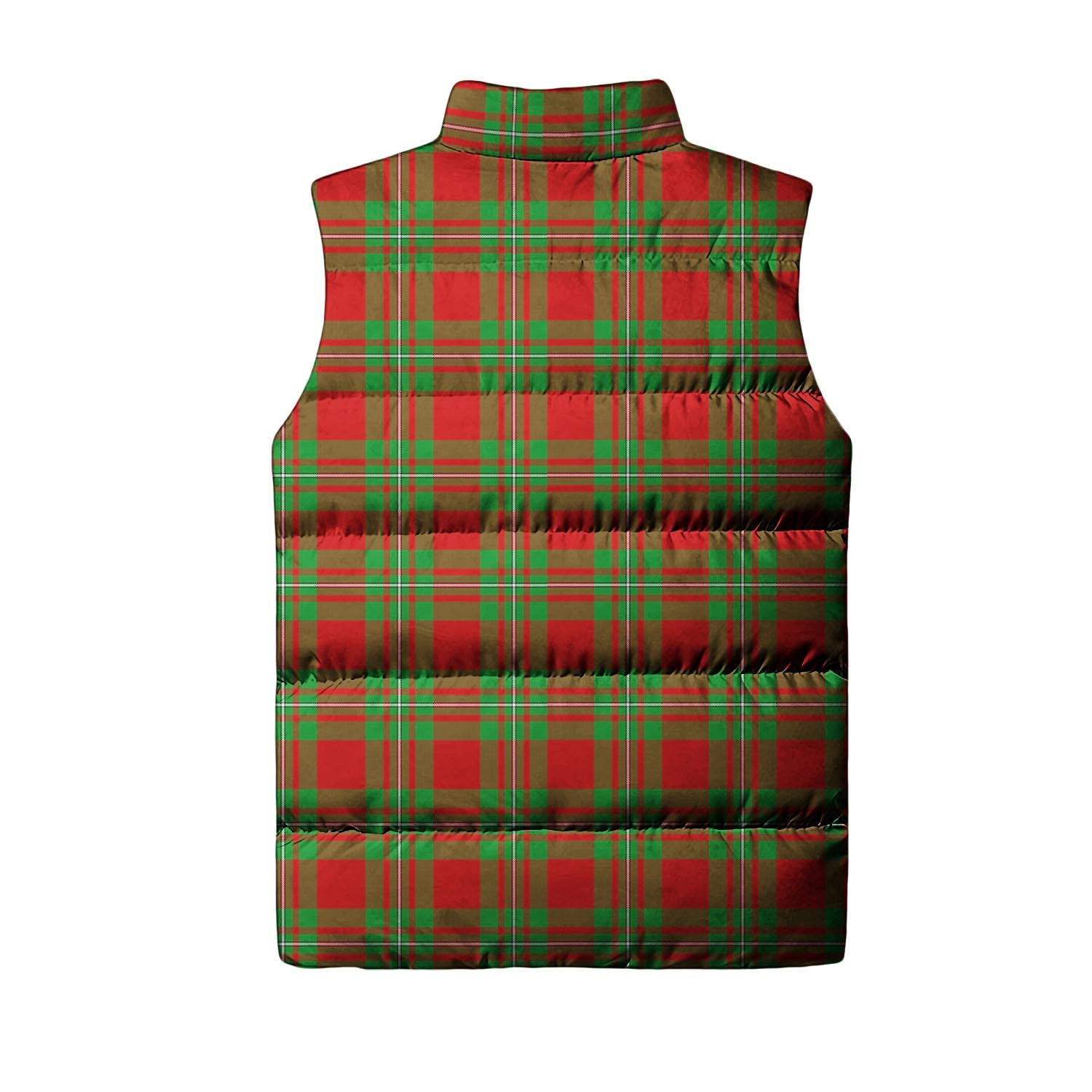 Callander Tartan Sleeveless Puffer Jacket with Family Crest - Tartan Vibes Clothing
