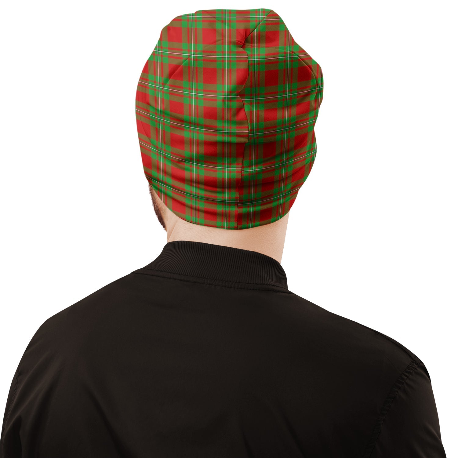 Callander Tartan Beanies Hat with Family Crest - Tartan Vibes Clothing