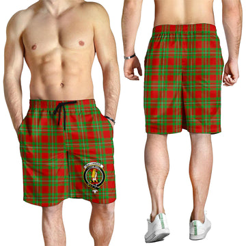 Callander Tartan Mens Shorts with Family Crest - Tartan Vibes Clothing
