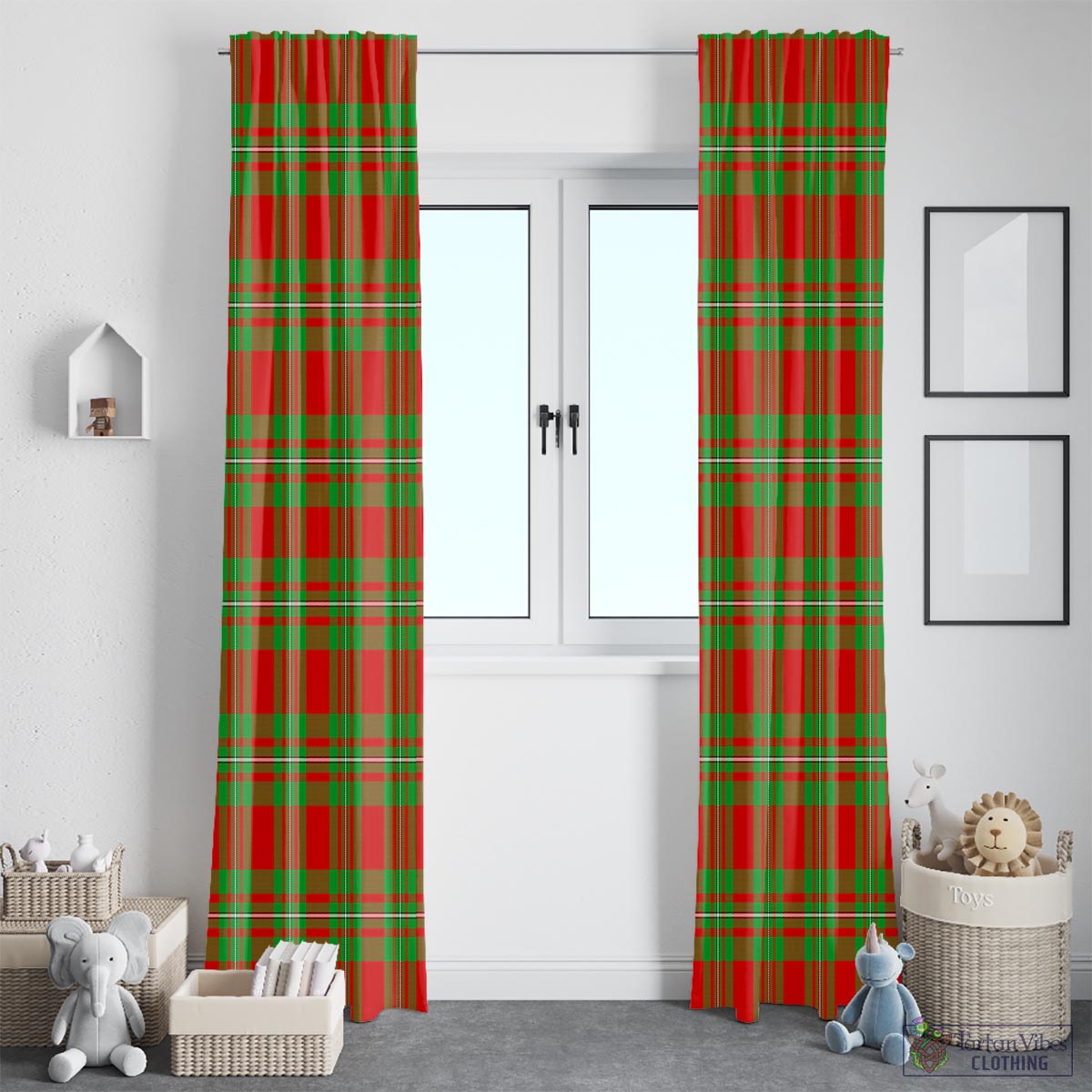 Callander Modern Tartan Window Curtain