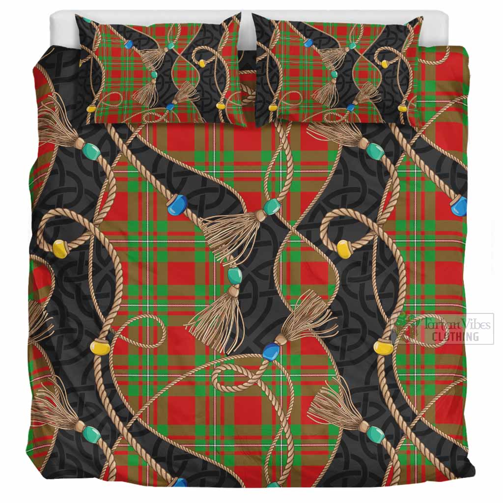 Callander Scottish Tartan Twisted Ropes Stylized Bedding Set UK Bedding Set UK Super King 104*94 inch - Tartan Vibes Clothing