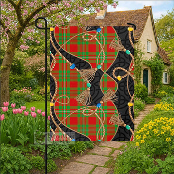 Callander Scottish Tartan Twisted Ropes Stylized Garden Flag - Tartan Vibes Clothing
