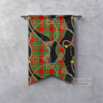 Callander Scottish Tartan Twisted Ropes Stylized Gonfalon Fishtail - Tartan Vibes Clothing