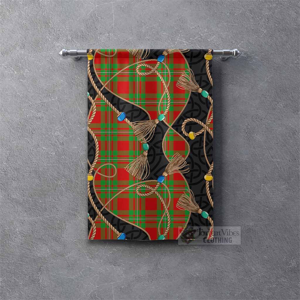 Callander Scottish Tartan Twisted Ropes Stylized Gonfalon Rectangle - Tartan Vibes Clothing
