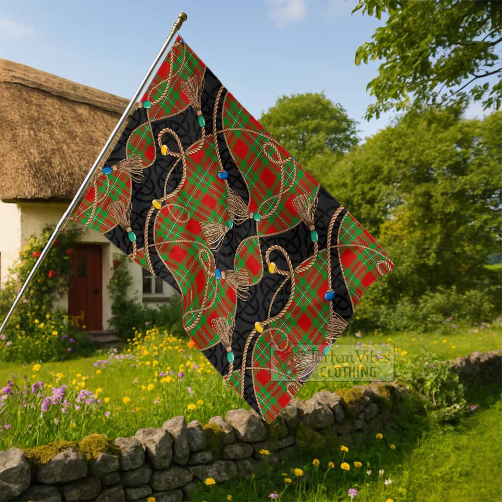 Callander Scottish Tartan Twisted Ropes Stylized House Flag - Tartan Vibes Clothing