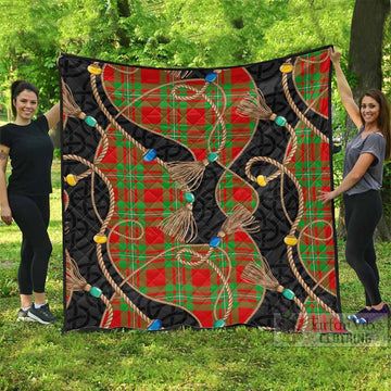 Callander Scottish Tartan Twisted Ropes Stylized Premium Quilt - Tartan Vibes Clothing