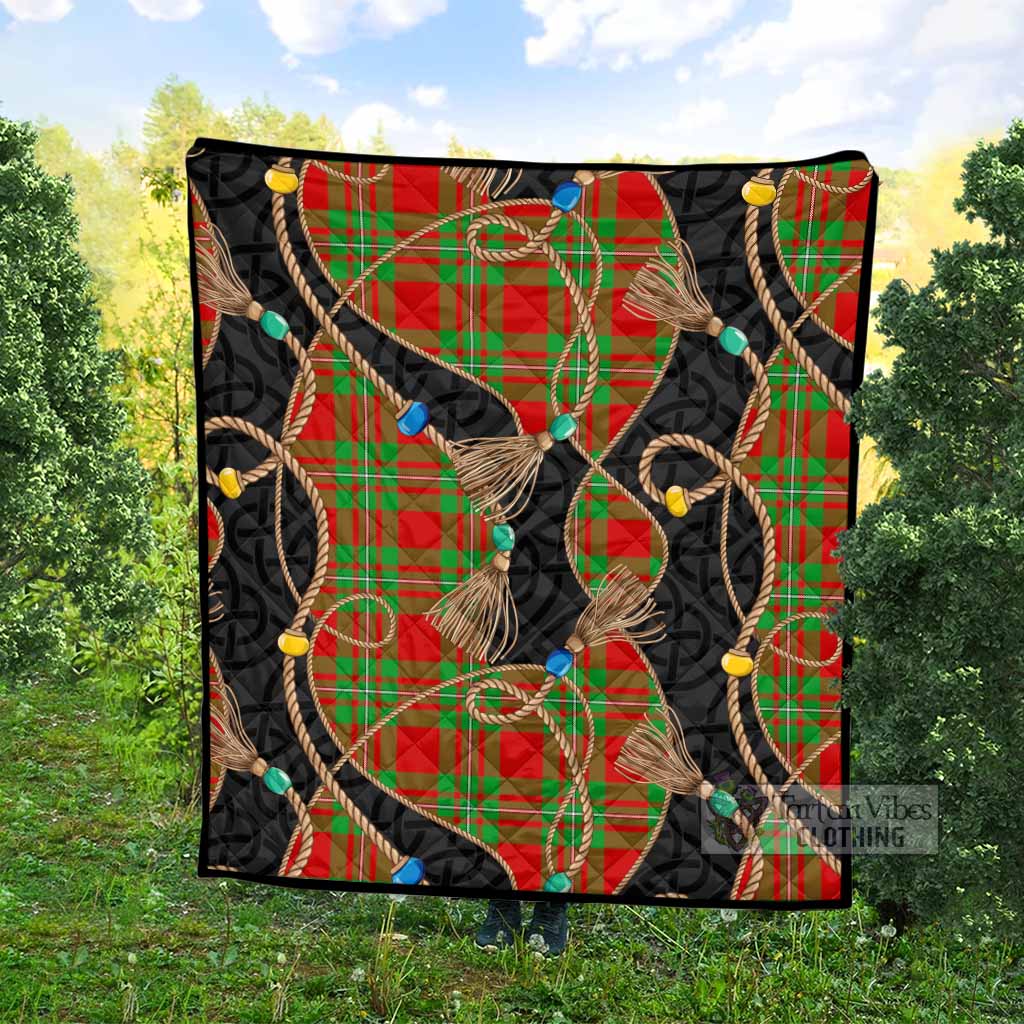 Callander Scottish Tartan Twisted Ropes Stylized Premium Quilt - Tartan Vibes Clothing
