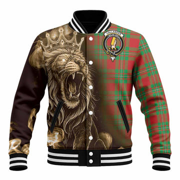 Callander Tartan Baseball Jacket Roaring Lion Heritage
