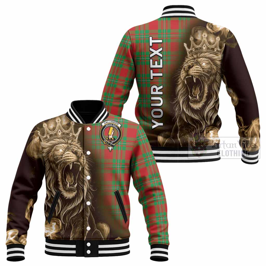 Callander Tartan Baseball Jacket Roaring Lion Heritage