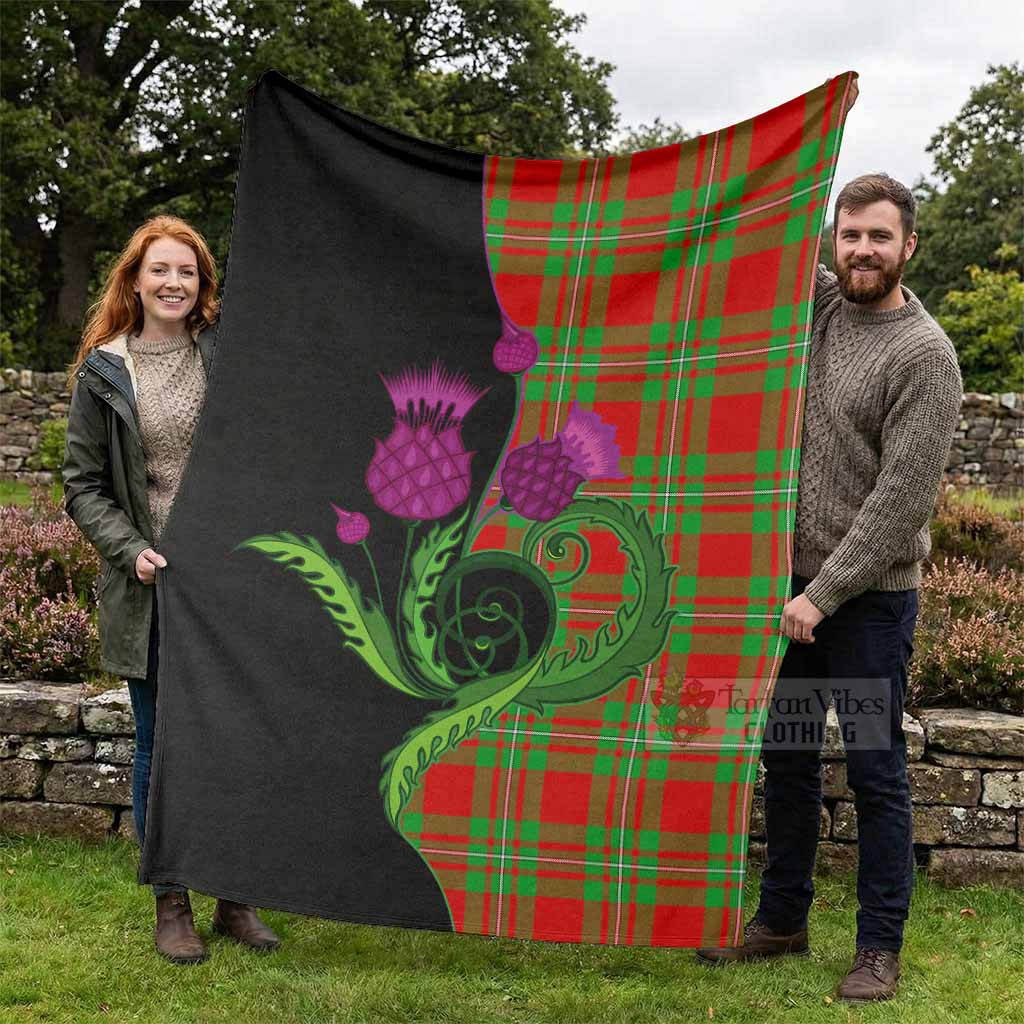 Callander Tartan Blanket Traditional Scottish Thistle - Tartan Vibes Clothing