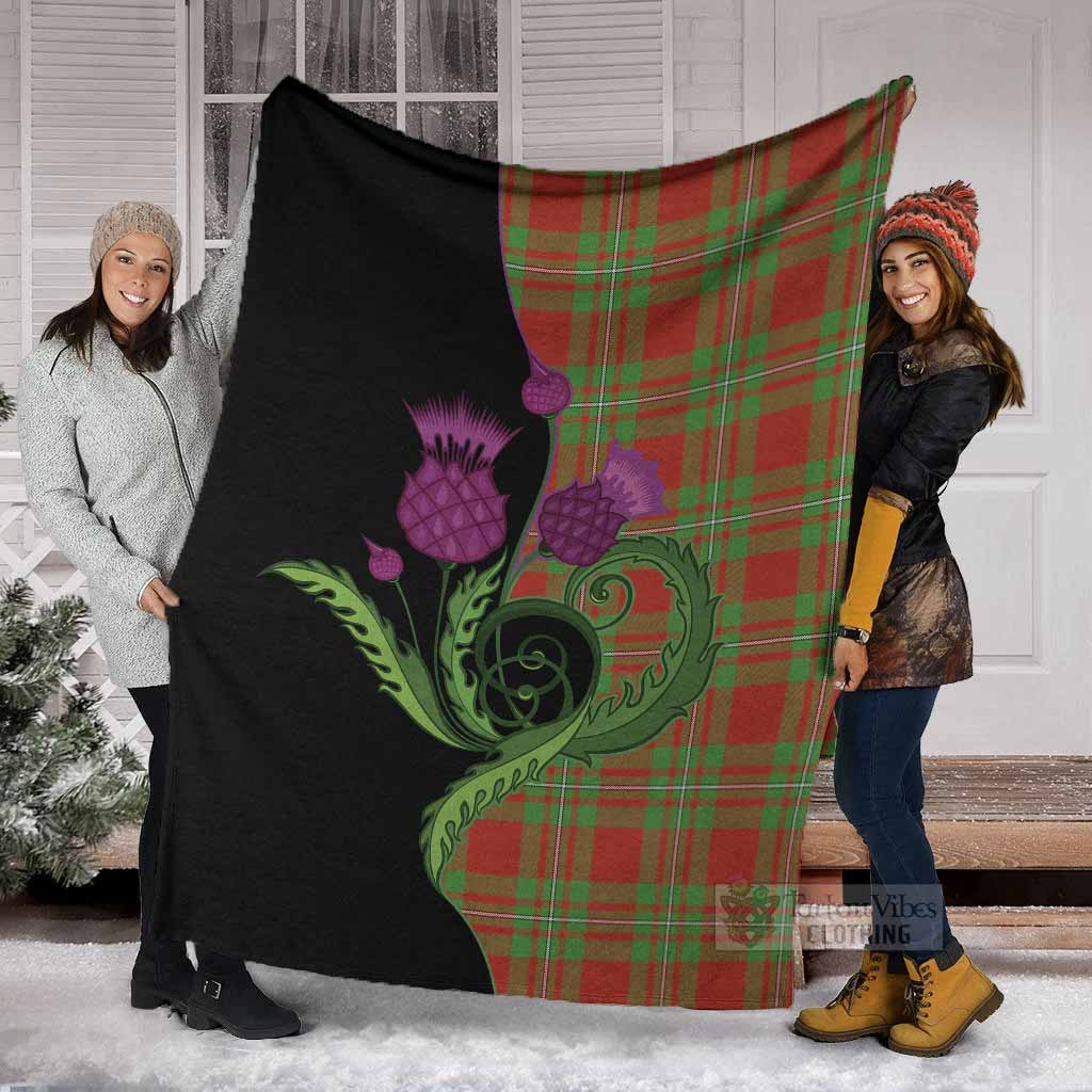 Callander Tartan Blanket Traditional Scottish Thistle - Tartan Vibes Clothing