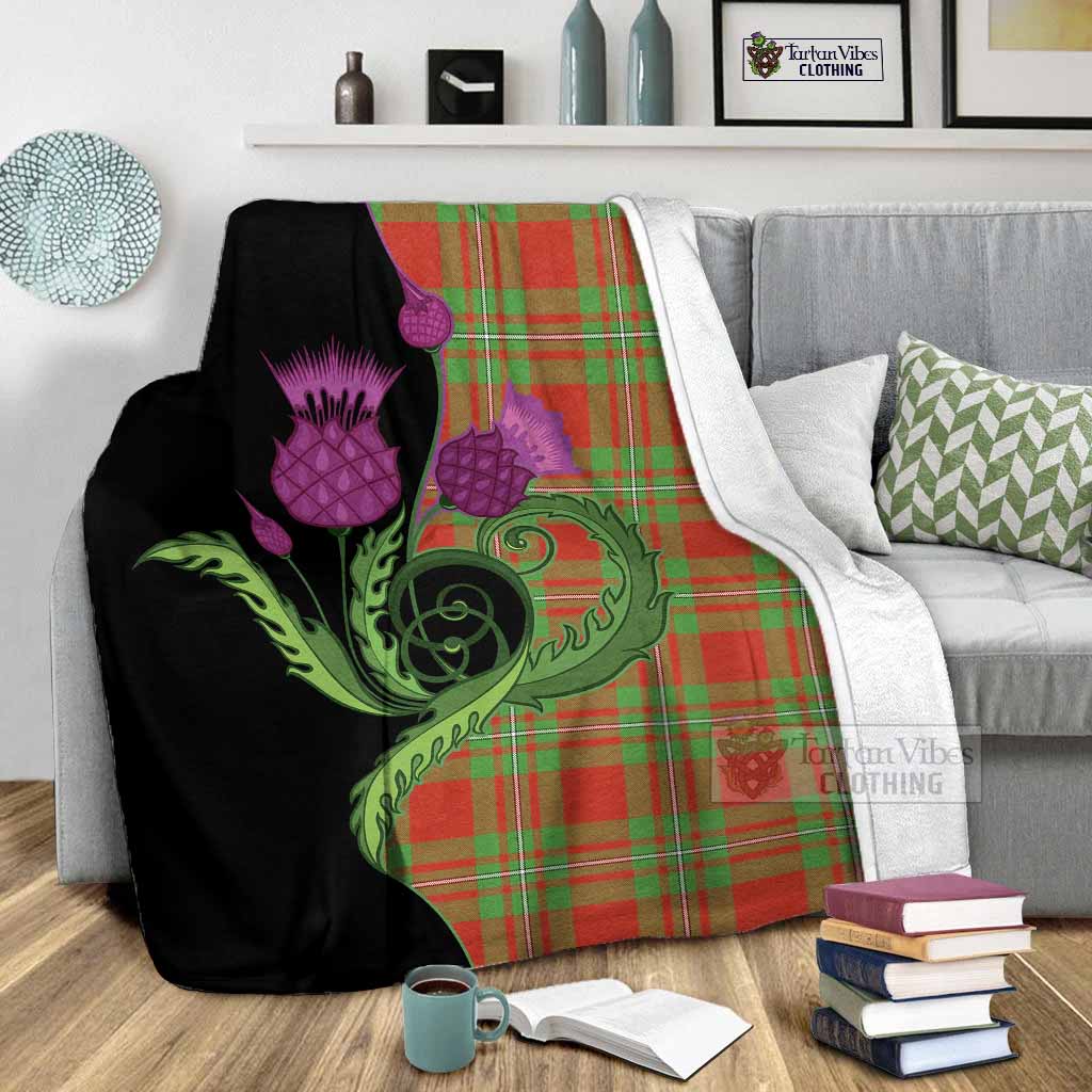 Callander Tartan Blanket Traditional Scottish Thistle - Tartan Vibes Clothing