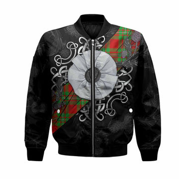 Callander Tartan Bomber Jacket Jacobite White Rose