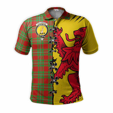 Callander Tartan Family Crest Polo Shirt Lion Rampant Honor
