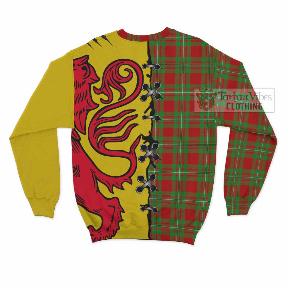 Callander Tartan Family Crest Sweatshirt Lion Rampant Honor - Tartan Vibes Clothing