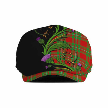 Callander Tartan Flat Cap, Jeff Cap Scottish Thistle Pride Heritage Art Flat Cap - Tartan Vibes Clothing