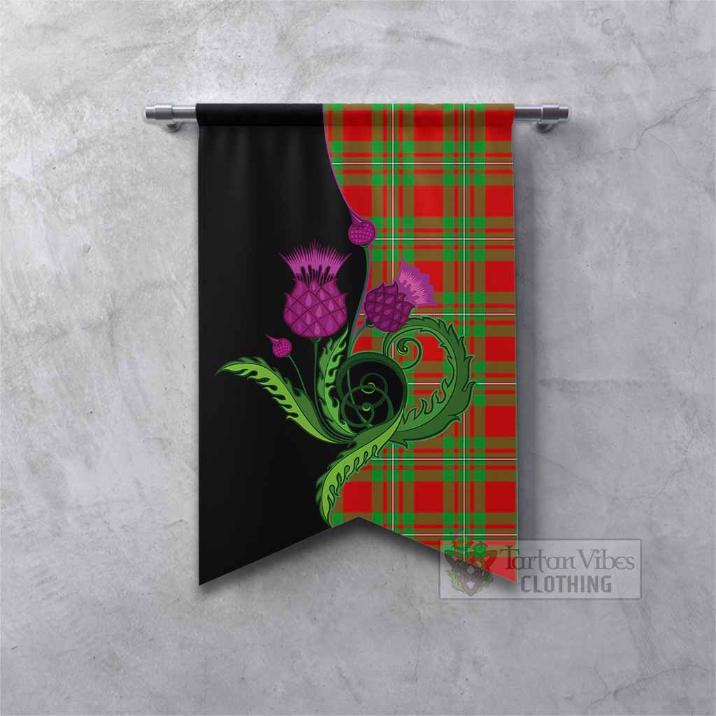 Callander Tartan Gonfalon Traditional Scottish Thistle Fishtail - Tartan Vibes Clothing