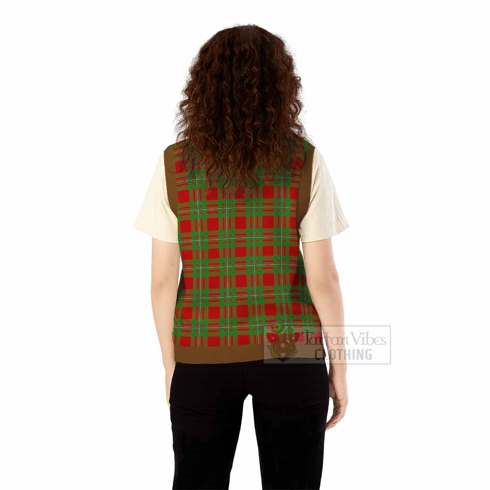 Callander Tartan Knitted V-Neck Vest - Tartan Vibes Clothing