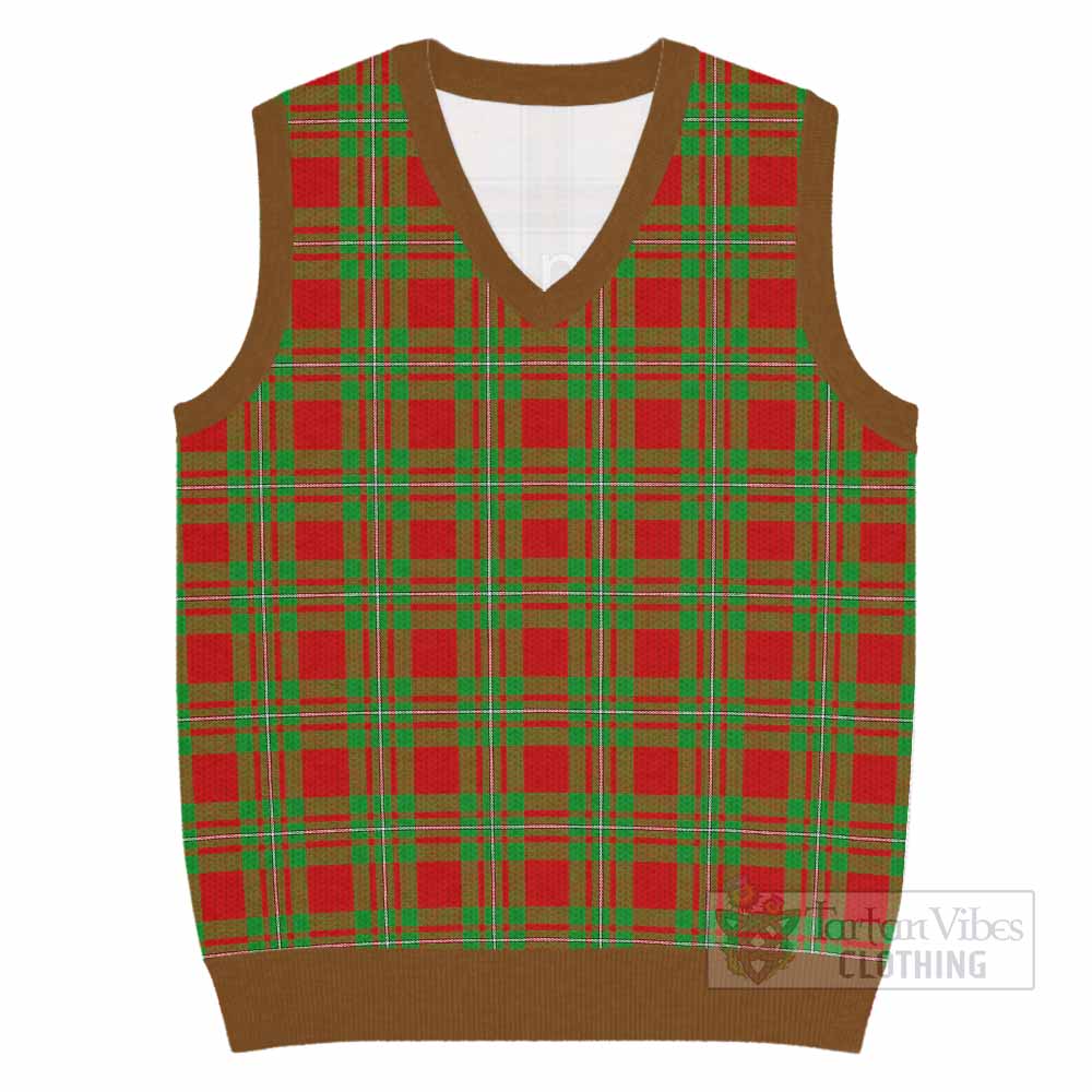 Callander Tartan Knitted V-Neck Vest - Tartan Vibes Clothing
