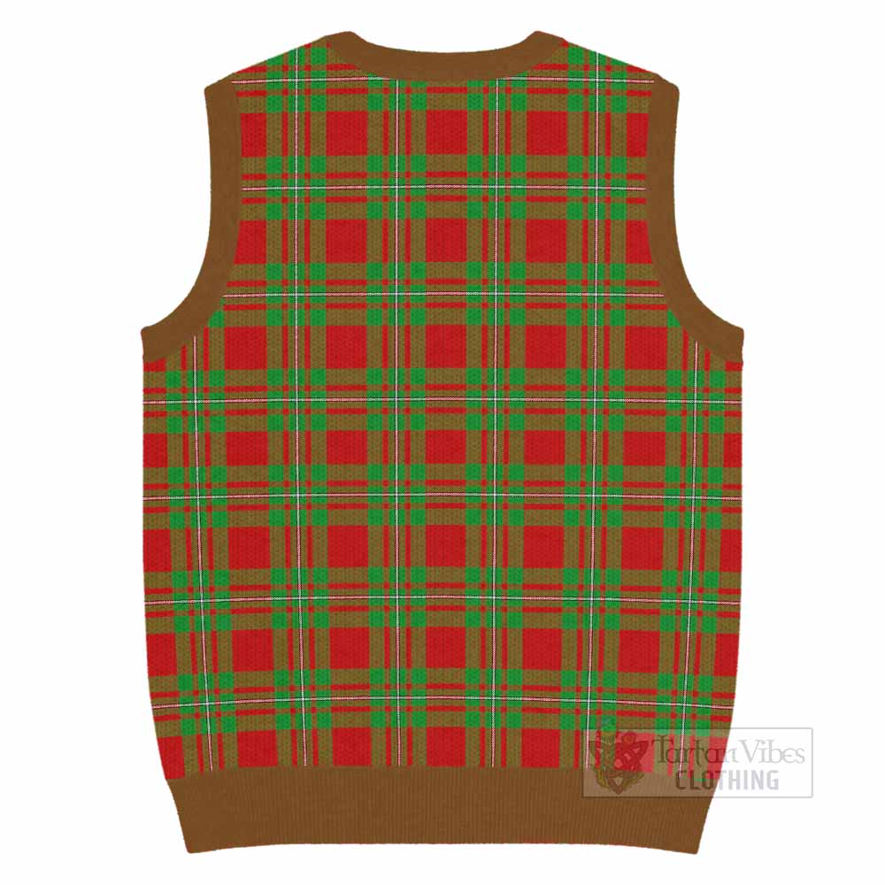 Callander Tartan Knitted V-Neck Vest - Tartan Vibes Clothing