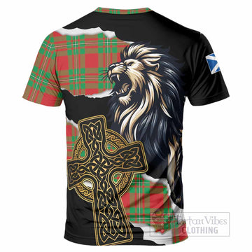 Callander Tartan Scottish T-Shirt Lion Celtic Heritage