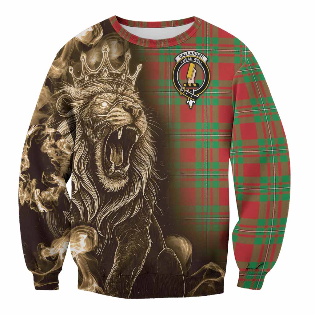 Callander Tartan Sweatshirt Roaring Lion Heritage