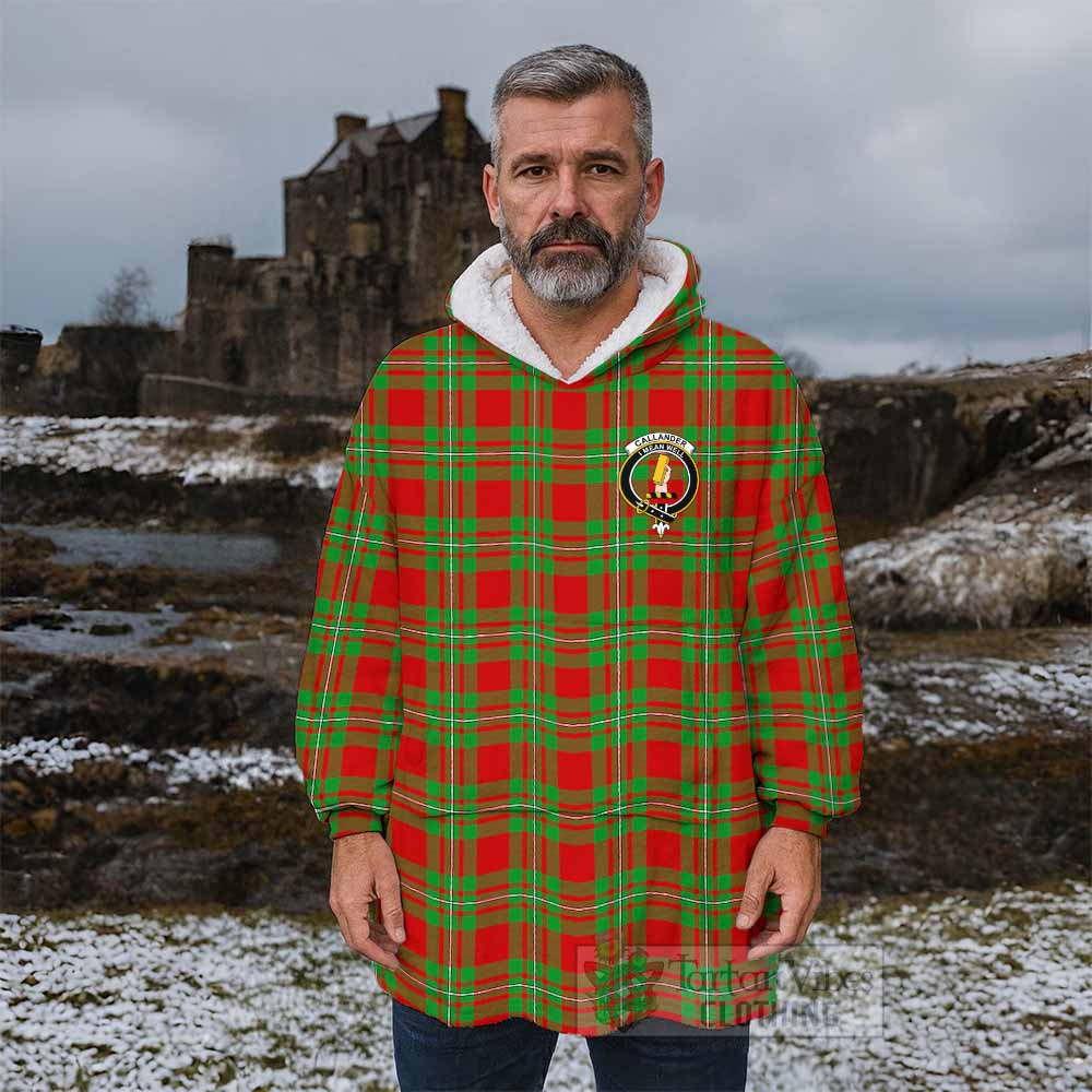 Callander Tartan Wearable Blanket with Family Crest - Tartan Vibes Clothing