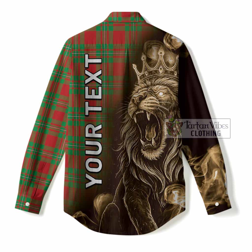 Callander Tartan Women Casual Shirt Roaring Lion Heritage