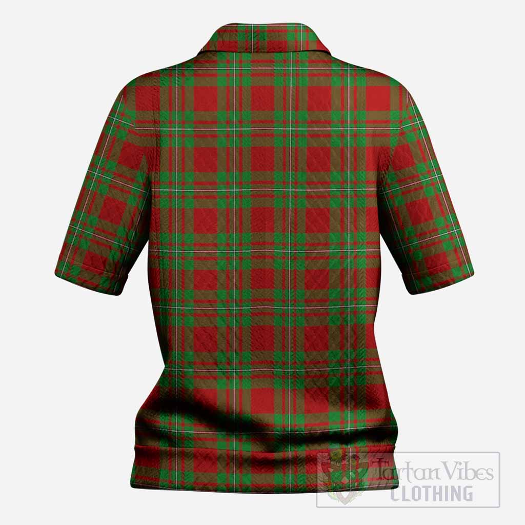 Callander Tartan Women’s Polo Sweater Top