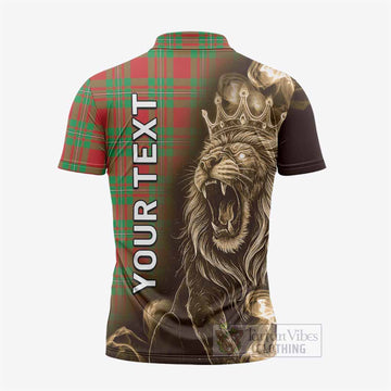Callander Tartan Zipper Polo Shirt Roaring Lion Heritage