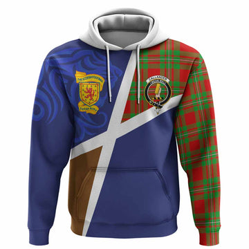 Callander The Scottish Football Crest Hoodie Lion-Tartan Army