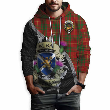 Tartan Vibes Clothing Cameron Tartan Family Crest Hoodie Lion Rampant Royal Thistle Shield Celtic Inspired