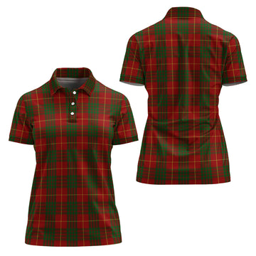 Cameron Tartan Polo Shirt For Women